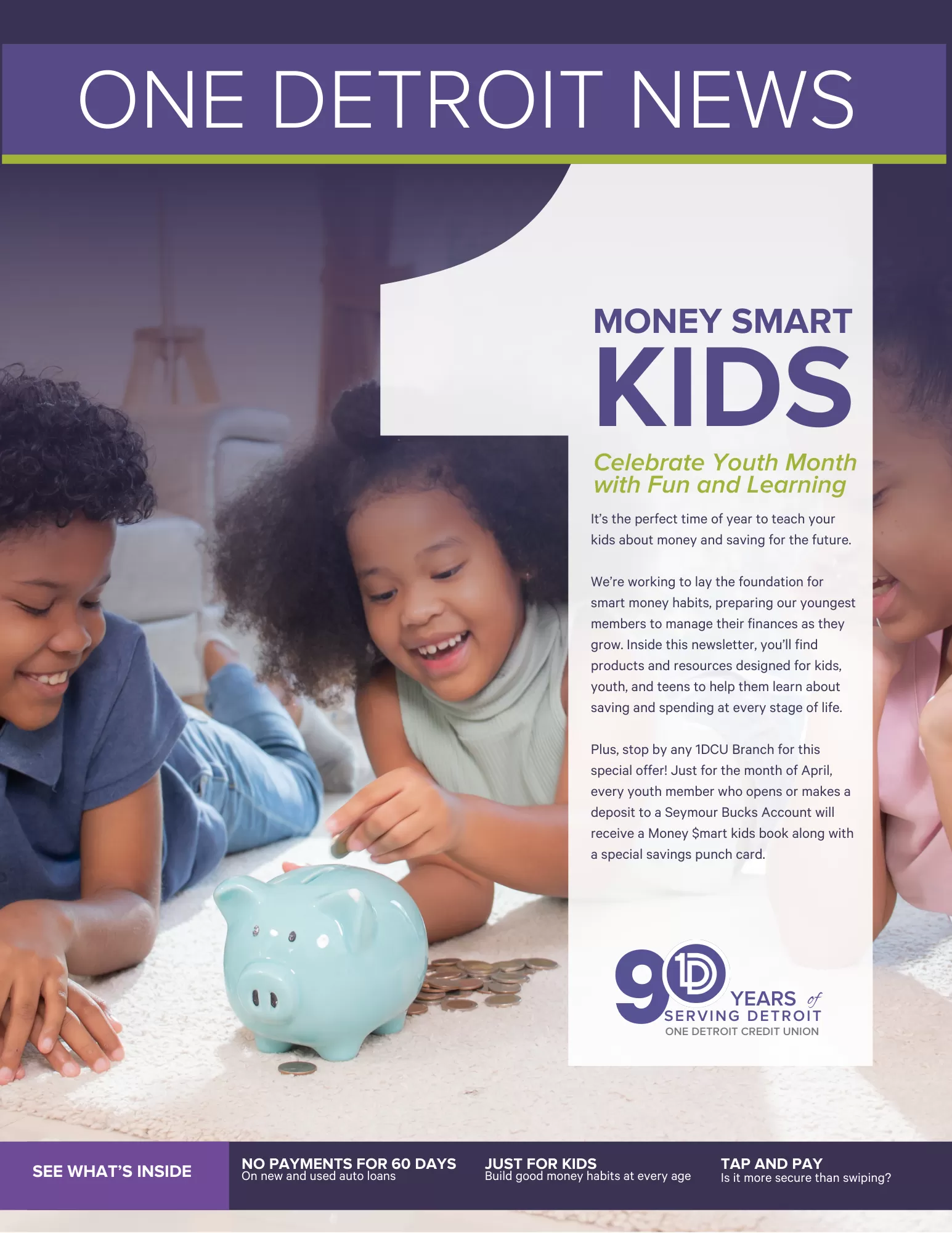 preview of the cover page for the Spring 2025 newsletter